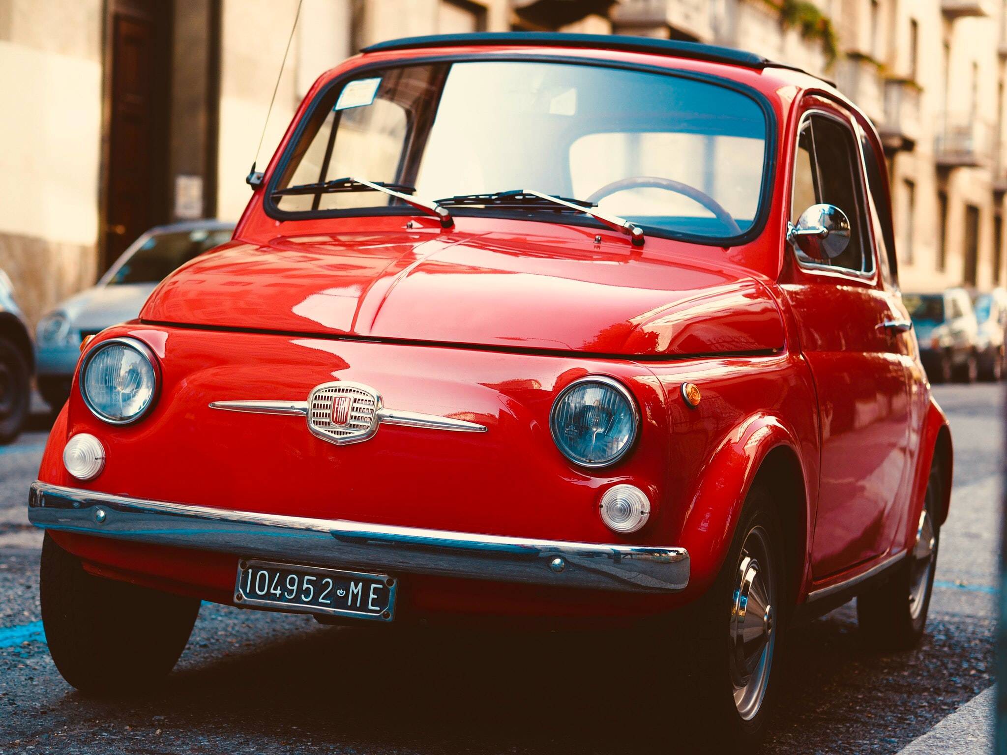 The 500 fiat Car created in Turin