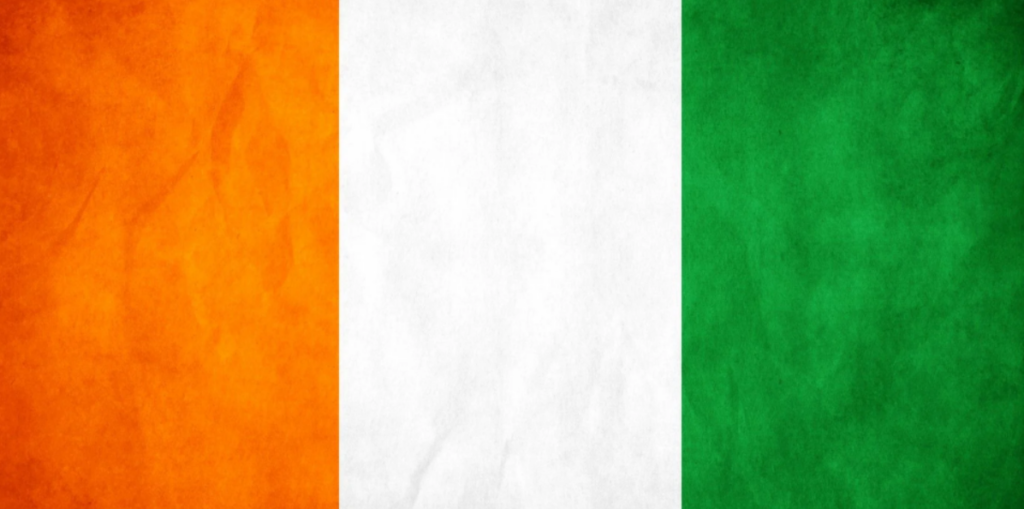 Picture of the Irish flag as Ireland is the country who won Eurovision the most 