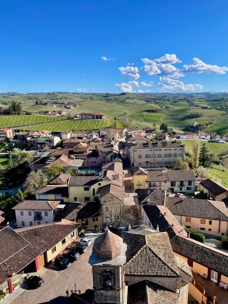 Barbaresco view from the bell tower'stop